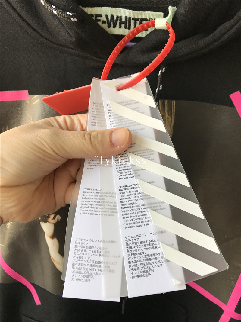 Off White OW Black Hoodie